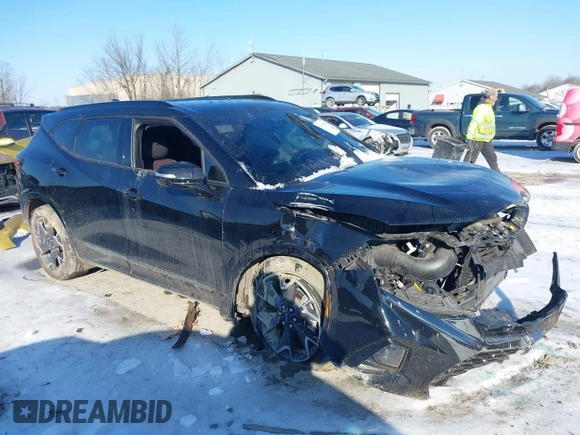 2022 Chevrolet Blazer RS с VIN 3GNKBKRS9NS236205, выставлен на аукционе IAAI как лот 41541582 с пробегом 33 986 миль миль и . История ставок и продаж доступна на DreamBid. Изображение 1.