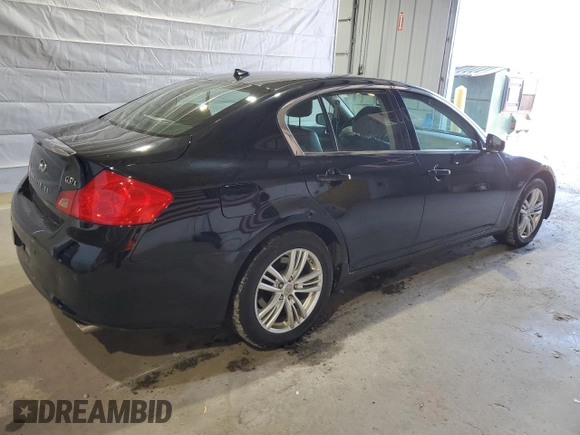 2010 Infiniti G37 x with VIN JN1CV6AR5AM250393, listed as a Copart auction lot 49869395 with 206,803 mi miles and Salvage Title. Bid and sale history available at DreamBid. Image 3.