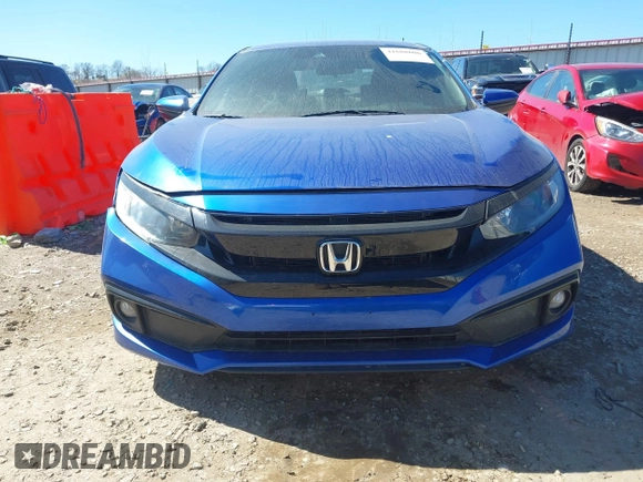 2019 Honda Civic Sedan Sport with VIN 2HGFC2F8XKH577032, listed as a IAAI auction lot 41688606 with 111,518 mi miles. Bid and sale history available at carsss.com. Image 12.
