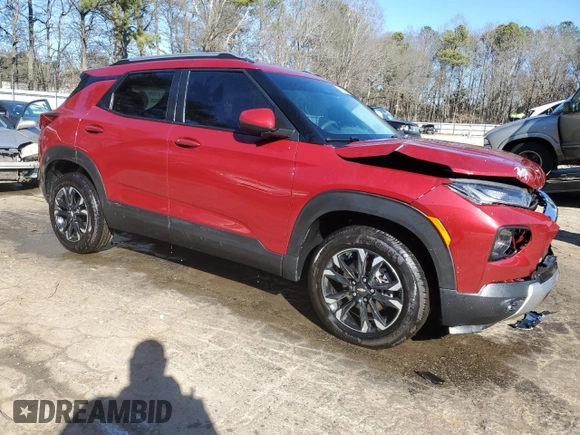 2021 Chevrolet TrailBlazer LT with VIN KL79MRSL7MB144224, listed as a Copart auction lot 40899254 with 28,547 mi miles and . Bid and sale history available at DreamBid. Image 4.