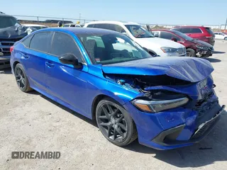 2023 Honda Civic Sport with VIN 2HGFE2F58PH565193, listed as a IAAI auction lot 41855707 with 26,713 mi miles and . Bid and sale history available at DreamBid. Image 1.