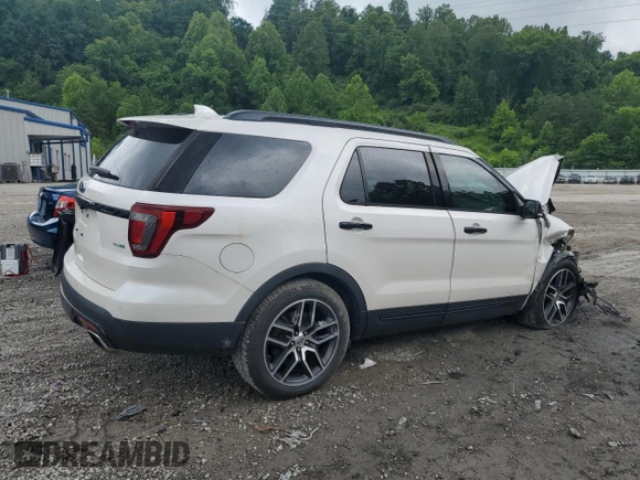 2016 Ford Explorer Sport with VIN 1FM5K8GT3GGA41704, listed as a Copart auction lot 61453515 with 101,801 mi miles and Salvage title. Bid and sale history available at DreamBid. Image 3.