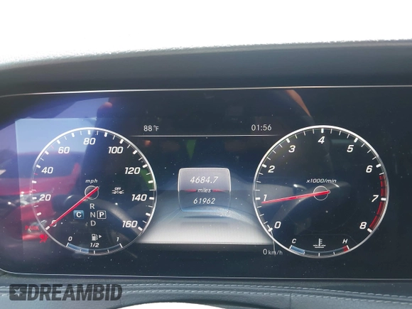 2019 Mercedes-Benz S 560 z VIN WDDUG8DB0KA456557, wystawiony jako IAAI lot #42327166 z przebiegiem 61 962 mil mil oraz . Historia ofert i sprzedaży dostępna na DreamBid. Obrazek 7.