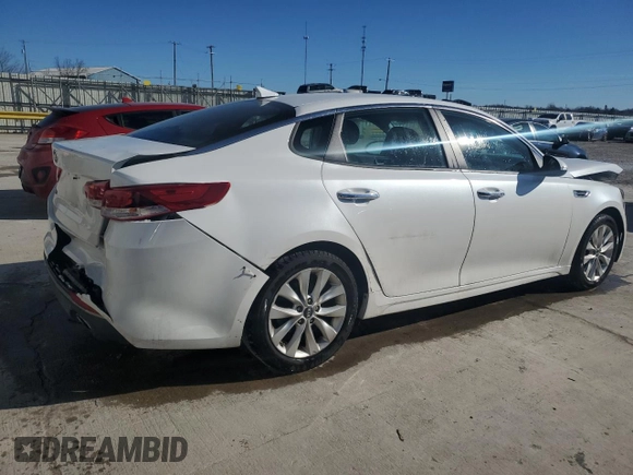 2016 Kia Optima LX with VIN 5XXGT4L36GG060134, listed as a Copart auction lot 42814385 with 135,660 mi miles and Non Repairable. Bid and sale history available at carsss.com. Image 3.