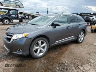 2013 Toyota Venza LE with VIN 4T3BK3BB7DU083334, listed as a Copart auction lot 62187175 with 130,434 mi miles and Salvage title. Bid and sale history available at DreamBid. Image 1.