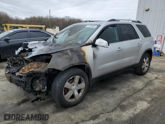 2010 GMC Acadia SLT1 with VIN 1GKLVMED4AJ159394, listed as a Copart auction lot 51753945 with Not Provided miles and Salvage Title. Bid and sale history available at carsss.com. Image 1.