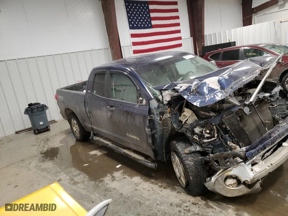 2007 Toyota Tundra SR5 with VIN 5TFBT54157X009858, listed as a Copart auction lot 45711815 with 0 mi miles and Salvage Title. Bid and sale history available at carsss.com. Image 4.