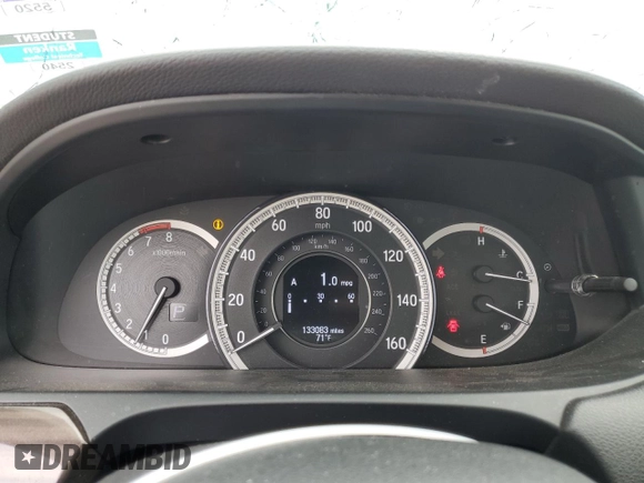 2017 Honda Accord Touring with VIN 1HGCR3F91HA009968, listed as a Copart auction lot 55858414 with 133,083 mi miles and Salvage title. Bid and sale history available at DreamBid. Image 9.
