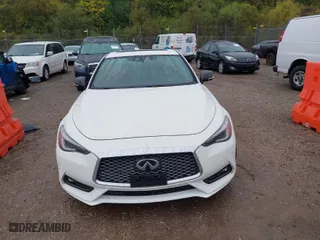 2018 Infiniti Q60 RED SPORT 400 with VIN JN1FV7EL9JM631320, listed as a IAAI auction lot 40421409 with NaN miles. Bid and sale history available at carsss.com. Image 6.