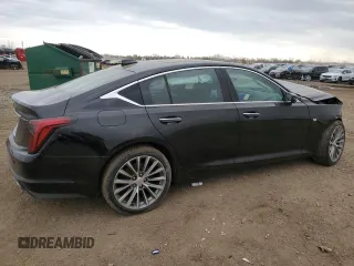 2020 Cadillac CT5 Premium Luxury with VIN 1G6DT5RK5L0155824, listed as a Copart auction lot 49503275 with 68,400 mi miles and Salvage Title. Bid and sale history available at DreamBid. Image 3.
