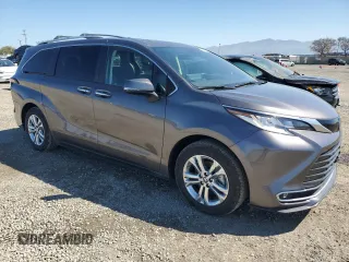 2023 Toyota Sienna Platinum with VIN 5TDESKFC2PS106874, listed as a Copart auction lot 50348725 with 10,329 mi miles and Non Repairable. Bid and sale history available at DreamBid. Image 4.