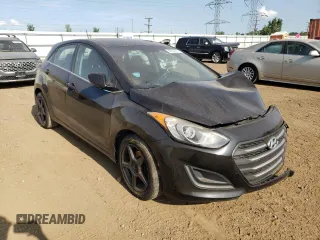 2016 Hyundai Elantra GT with VIN KMHD35LH7GU295801, listed as a Copart auction lot 68024214 with 0 mi miles and Salvage Title. Bid and sale history available at carsss.com. Image 4.