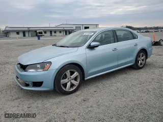 2012 Volkswagen Passat SE w/Sunroof with VIN 1VWBH7A32CC032189, listed as a Copart auction lot 50710265 with 69,750 mi miles and Salvage Title. Bid and sale history available at carsss.com. Image 1.