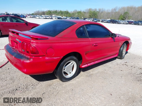 1996 Ford Mustang with VIN 1FALP4044TF203127, listed as a IAAI auction lot 41887713 with 86,008 mi miles. Bid and sale history available at carsss.com. Image 4.