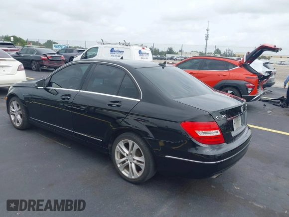 2012 Mercedes-Benz C 300 Sport with VIN WDDGF8BB3CF909092, listed as a IAAI auction lot 42437102 with 131,386 mi miles and . Bid and sale history available at DreamBid. Image 3.