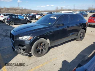 2019 Jaguar F-Pace 25t Premium with VIN SADCJ2FX8KA602026, listed as a Copart auction lot 50206805 with 131,633 mi miles and Clean Title. Bid and sale history available at DreamBid. Image 1.