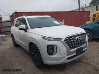 2021 Hyundai Palisade Limited with VIN KM8R54HE1MU294423, listed as a IAAI auction lot 41529375 with 75,477 mi miles. Bid and sale history available at carsss.com. Image 1.