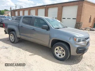 2021 Chevrolet Colorado 2WD Work Truck z VIN 1GCGSBEN5M1187079, wystawiony jako IAAI lot #42152738 z przebiegiem 50 743 mil mil oraz . Historia ofert i sprzedaży dostępna na DreamBid. Obrazek 1.