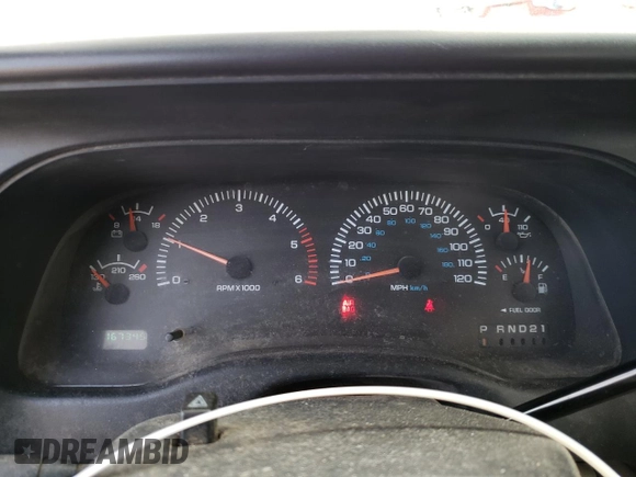 1999 Dodge Dakota SLT with VIN 1B7GG22Y2XS165166, listed as a Copart auction lot 47440435 with 167,345 mi miles and Salvage Title. Bid and sale history available at DreamBid. Image 9.