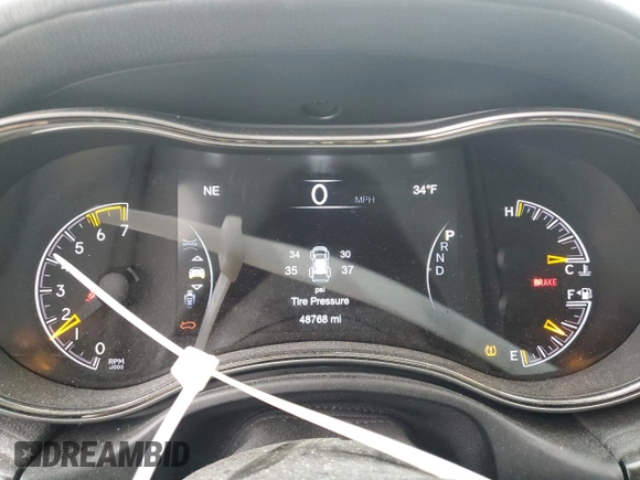 2019 Jeep Grand Cherokee Overland with VIN 1C4RJFCT0KC539751, listed as a Copart auction lot 46580295 with 48,768 mi miles and Salvage Title. Bid and sale history available at carsss.com. Image 9.