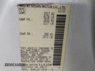 2016 Nissan Altima SR z VIN 1N4AL3AP1GN314106, wystawiony jako Copart lot #52213484 z przebiegiem 112 158 mil mil oraz Szkoda całkowita • Salvage title. Historia ofert i sprzedaży dostępna na DreamBid. Obrazek 14.