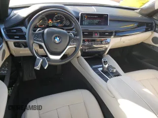 2017 BMW X6 sDrive35i with VIN 5UXKU0C34H0F99839, listed as a Copart auction lot 39993974 with 48,893 mi miles. Bid and sale history available at carsss.com. Image 8.