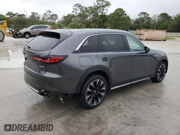 2024 Mazda CX-90 Premium with VIN JM3KKDHA5R1110905, listed as a Copart auction lot 42195375 with 17,575 mi miles and Salvage title. Bid and sale history available at DreamBid. Image 3.