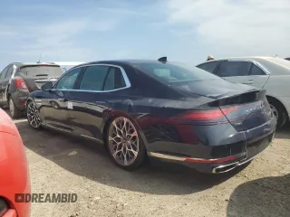 2024 Genesis G90 e-SC with VIN KMTFC4SD3RU042811, listed as a Copart auction lot 76003614 with Not Provided miles and Salvage Title. Bid and sale history available at DreamBid. Image 2.