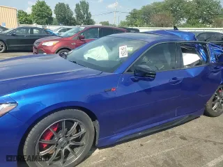 2021 Acura TLX Type S with VIN 19UUB7F0XMA001170, listed as a Copart auction lot 44958035 with 0 mi miles and Salvage Title. Bid and sale history available at carsss.com. Image 10.