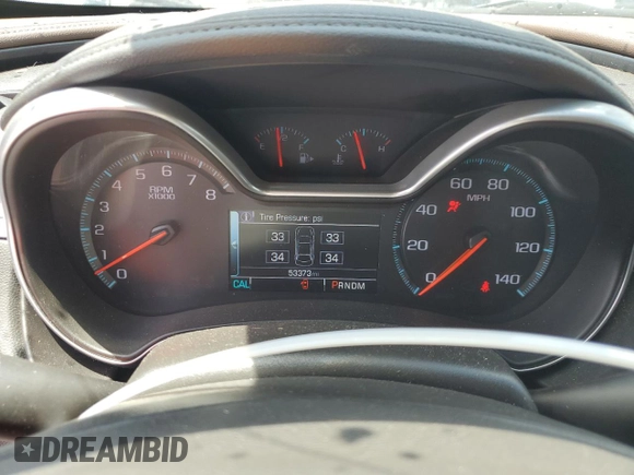 2015 Chevrolet Impala LT with VIN 2G1125S34F9133208, listed as a Copart auction lot 60627725 with 53,373 mi miles and Salvage title. Bid and sale history available at DreamBid. Image 9.