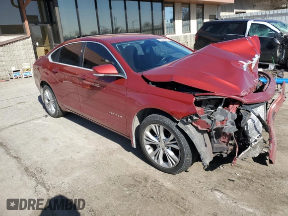 2014 Chevrolet Impala LT with VIN 2G1125S33E9184679, listed as a Copart auction lot 52365835 with 131,172 mi miles and Salvage Title. Bid and sale history available at DreamBid. Image 4.