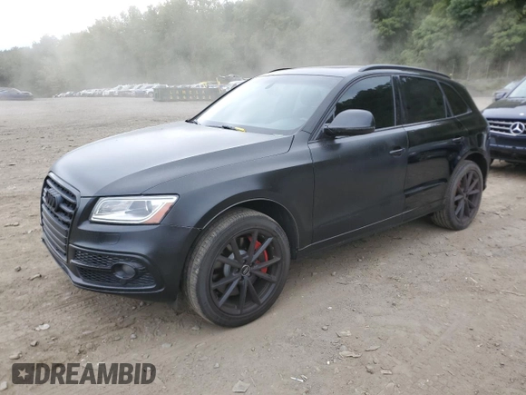 2016 Audi SQ5 Premium Plus with VIN WA1CCAFP1GA051522, listed as a Copart auction lot 70434594 with 130,678 mi miles and Salvage Title. Bid and sale history available at carsss.com. Image 1.