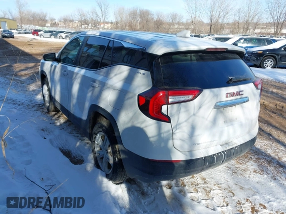 2023 GMC Terrain SLE with VIN 3GKALMEGXPL171557, listed as a IAAI auction lot 41545321 with 55,773 mi miles. Bid and sale history available at carsss.com. Image 3.
