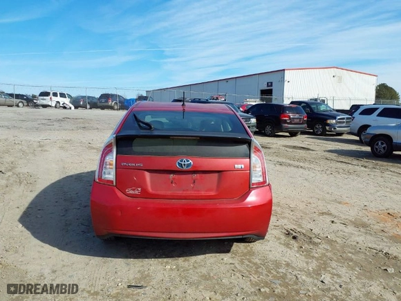 2012 Toyota Prius One with VIN JTDKN3DUXC1586665, listed as a IAAI auction lot 41247400 with NaN miles. Bid and sale history available at carsss.com. Image 16.