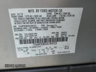 2014 Ford Taurus SEL with VIN 1FAHP2E8XEG184523, listed as a Copart auction lot 67643764 with 157,851 mi miles and Salvage Title. Bid and sale history available at carsss.com. Image 12.