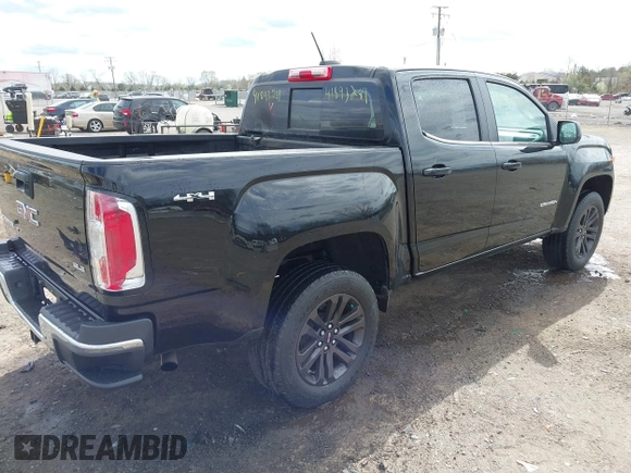 2019 GMC Canyon 4WD SLE with VIN 1GTG6CEN6K1332802, listed as a IAAI auction lot 41893281 with 62,177 mi miles. Bid and sale history available at carsss.com. Image 4.
