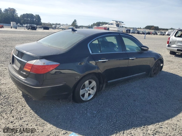2010 Hyundai Genesis with VIN KMHGC4DFXAU107087, listed as a Copart auction lot 78236034 with 214,147 mi miles and Salvage Title. Bid and sale history available at carsss.com. Image 3.