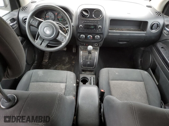 2012 Jeep Compass Sport with VIN 1C4NJCBA7CD553817, listed as a Copart auction lot 45343355 with 134,062 mi miles and Clean Title. Bid and sale history available at carsss.com. Image 8.