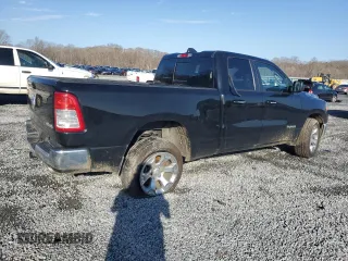 2020 Ram 1500 Big Horn with VIN 1C6SRFBT5LN248106, listed as a Copart auction lot 44242045 with 58,646 mi miles and Salvage Title. Bid and sale history available at carsss.com. Image 3.