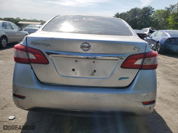 2014 Nissan Sentra S with VIN 3N1AB7AP6EL620433, listed as a Copart auction lot 53177425 with 126,931 mi miles and Salvage Title. Bid and sale history available at carsss.com. Image 6.
