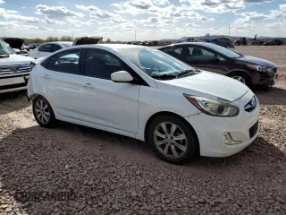 2012 Hyundai Accent GLS with VIN KMHCU4AE1CU151330, listed as a Copart auction lot 47549425 with 159,696 mi miles and Salvage Title. Bid and sale history available at carsss.com. Image 4.