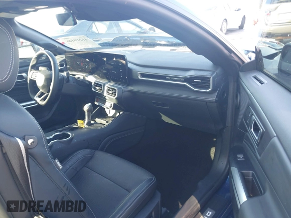 2024 Ford Mustang EcoBoost with VIN 1FA6P8TH7R5137626, listed as a IAAI auction lot 41219446 with 2,112 mi miles. Bid and sale history available at carsss.com. Image 5.