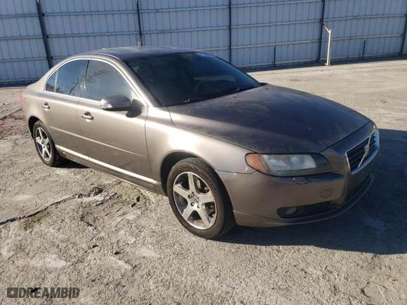 2007 Volvo S80 I6 with VIN YV1AS982671038842, listed as a Copart auction lot 77124004 with 203,204 mi miles and Salvage Title. Bid and sale history available at carsss.com. Image 4.