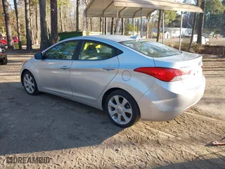 2012 Hyundai Elantra GLS with VIN KMHDH4AE1CU258404, listed as a IAAI auction lot 41766937 with 139,012 mi miles. Bid and sale history available at carsss.com. Image 3.