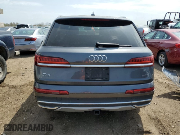 2021 Audi Q7 Prestige с VIN WA1VXAF72MD013689, выставлен на аукционе Copart как лот 54754415 с пробегом 80 996 миль миль и Списание • Salvage title. История ставок и продаж доступна на DreamBid. Изображение 6.