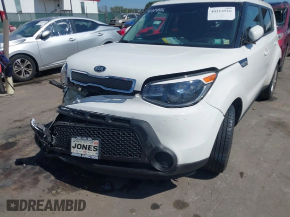 2016 Kia Soul with VIN KNDJN2A20G7259395, listed as a IAAI auction lot 40314516 with 72,168 mi miles. Bid and sale history available at carsss.com. Image 6.