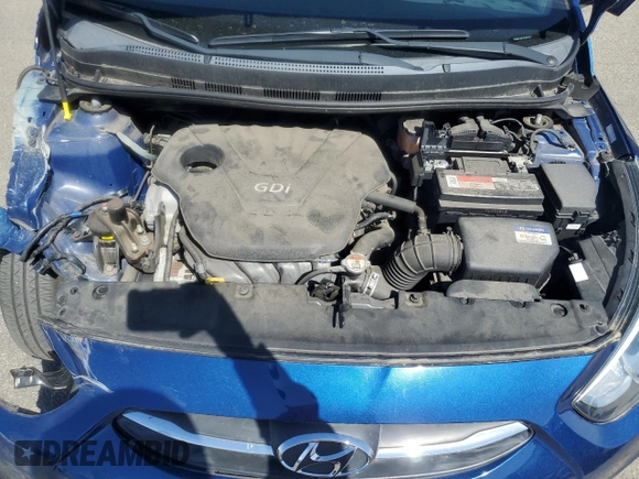 2015 Hyundai Accent GLS with VIN KMHCT4AE1FU905186, listed as a Copart auction lot 54892325 with 17,782 mi miles and Salvage Title. Bid and sale history available at DreamBid. Image 11.