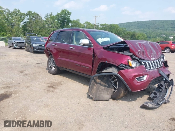 2018 Jeep Grand Cherokee Limited z VIN 1C4RJFBG5JC389364, wystawiony jako IAAI lot #42480448 z przebiegiem 160 280 mil mil oraz . Historia ofert i sprzedaży dostępna na DreamBid. Obrazek 1.