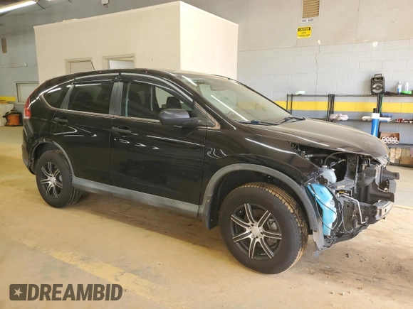2014 Honda CR-V LX with VIN 2HKRM3H33EH510882, listed as a Copart auction lot 52866175 with 0 mi miles and Salvage Title. Bid and sale history available at carsss.com. Image 4.