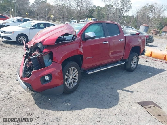 2016 GMC Canyon 4WD SLT with VIN 1GTG6DE31G1113435, listed as a IAAI auction lot 41804644 with 126,440 mi miles. Bid and sale history available at carsss.com. Image 2.